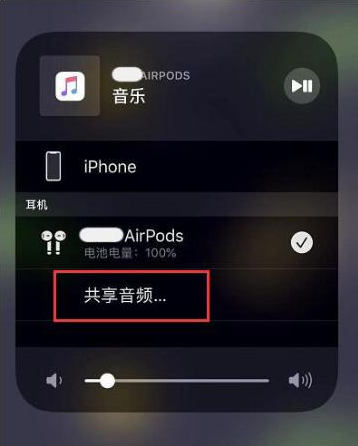 龙陵苹果14音频维修点分享iPhone14音频共享设置方法 