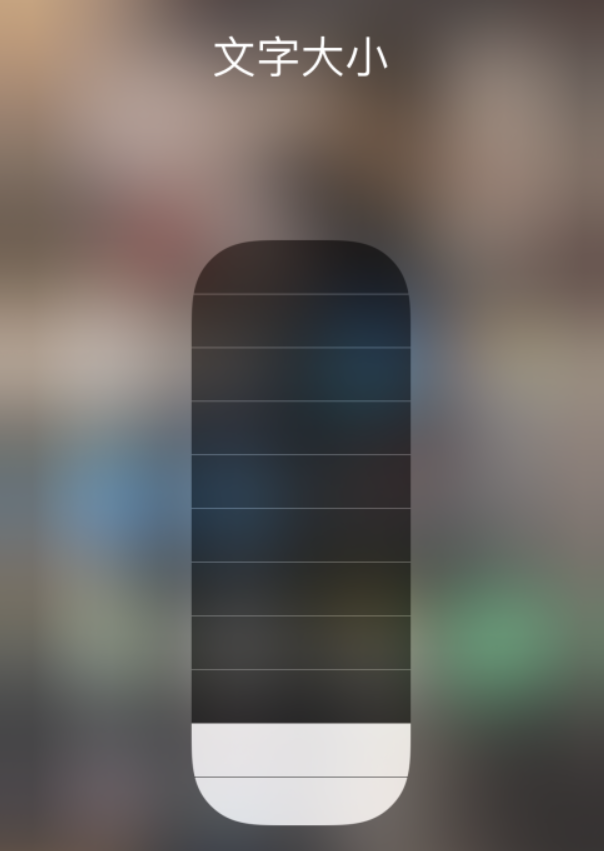 龙陵苹果手机维修分享小技巧：在 iPhone 控制中心快速调节字体大小 